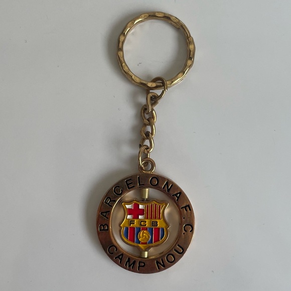 FC Barcelona Crest Spinner Camp Nou  Key Ring / Keychain Barça - Picture 6 of 6